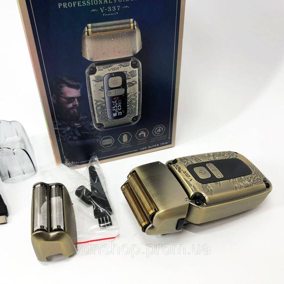 Профессиональная электробритва бритва для бороды VGR, Электрическая бритва для качественного бритья IE-18 | Зображення 5