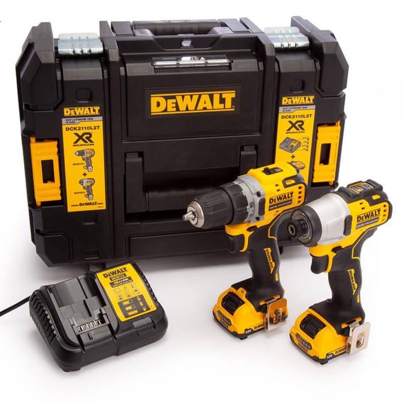 Набор из двух инструментов бесщеточных DeWALT DCK2110L2T | Зображення 3