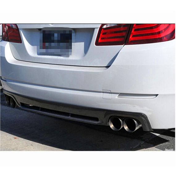Дифузор заднього бампера V4 (для F10 M-Sport, Карбон) для BMW 5 серія F-10/11/07 2010-2016 рр | Зображення 2