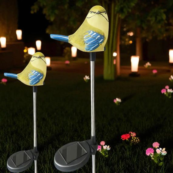 Садовий світильник на сонячній батареї 1шт, Птах / Декоративний ліхтар / Вуличний світильник на акумуляторі | Зображення 4