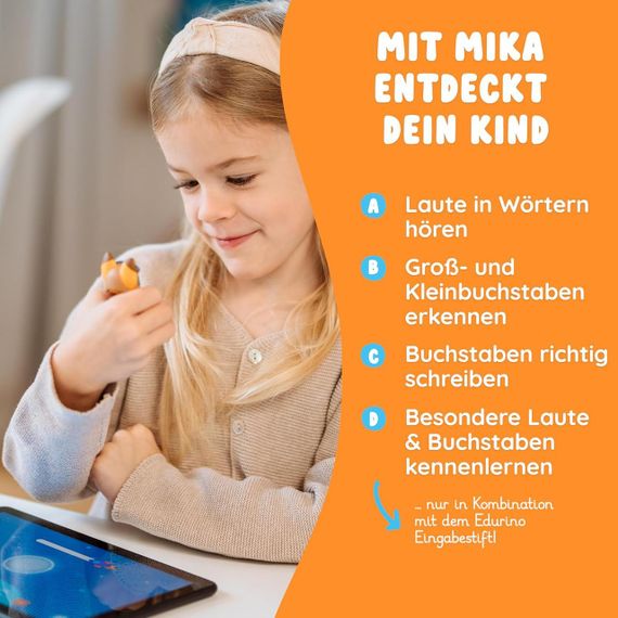 Edurino Фигурка Mika ABC: буквы, которые читаются и пишутся с 4 лет – уровень 2 с приложением | Распознавание | Зображення 6
