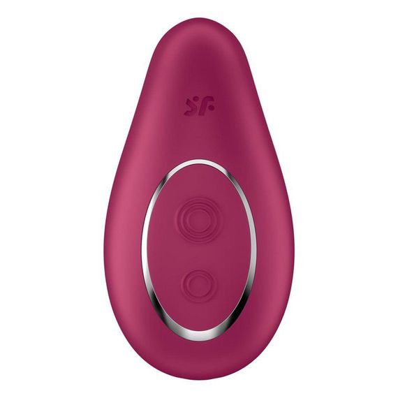 Вібратор Satisfyer Dipping Delight Berry, 2 мотори, гнучкий кінчик Sex Aura | Зображення 2