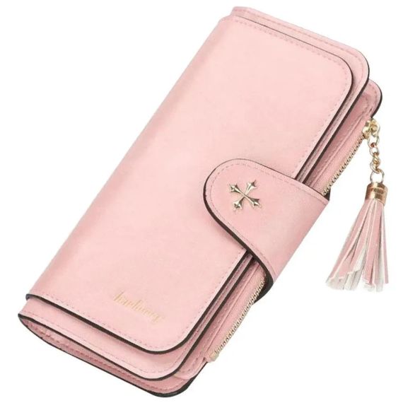 Женский кошелек Baellerry N2341 Pink, портмоне цвет пудра.