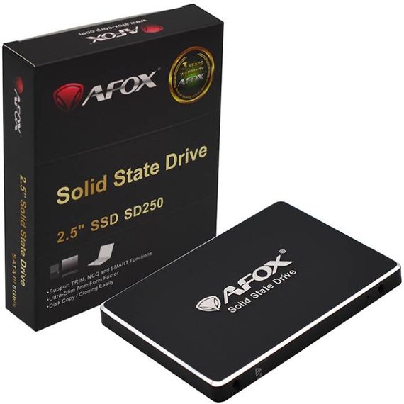 SSD 256Gb AFox 2.5" SATA III 3D NAND QLC, Retail | Зображення 2
