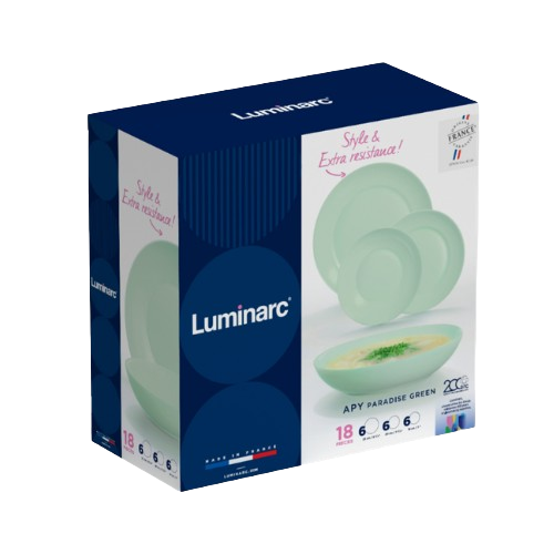 Сервіз LUMINARC APY PARADISE GREEN / 18 пр. | Зображення 2