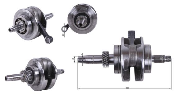 Колінвал мотоцикл  СG 250