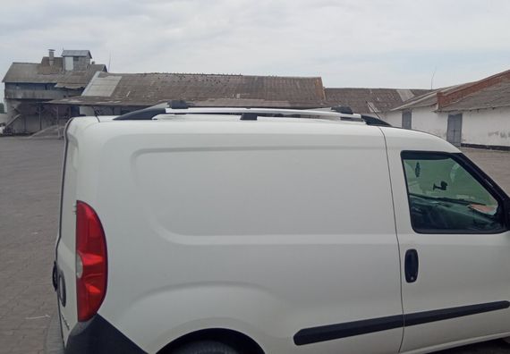 Поперечены на рейлінги без ключа (2 шт) Сірий для Fiat Doblo III 2010-2022 рр | Зображення 5