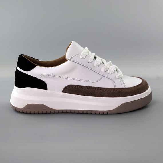 Кеди жіночі шкіряні 591624 Білі 36 37 38 39 40 41