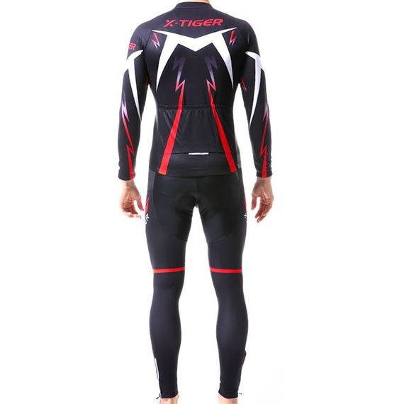 Велокостюм X-Тiger XM-CT-013 Red XXL кофта с длинным рукавом штаны для велосипедистов | Зображення 7