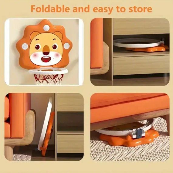 Дитячий підвісний міні-баскетбольний набір 24х12см | Зображення 1