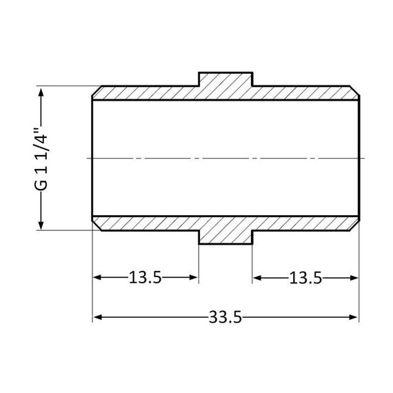 Ніпель Thermo Alliance Standart 1 1/4" НР SD4073232 | Зображення 1