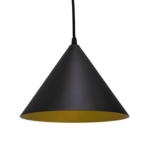 Світильник підвісний (люстра) Mont P250 Чорний, Золото, Atmolight