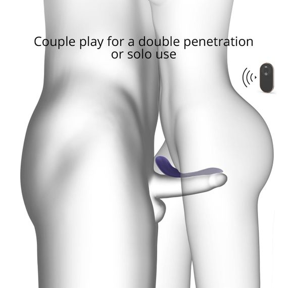 Вибратор для пар с пультом ДУ Love To Love MATCH UP - MIDNIGHT INDIGO Sex Aura | Зображення 2