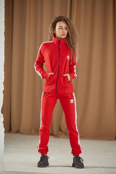 Спортивний костюм adidas червоний | Зображення 4