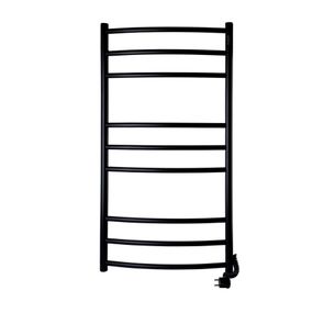 Рушникосушарка UNIO LDE ER 1000-500-9 BLK Драбинка Дуга Еліт чорна (21557)