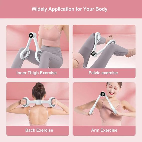 Тренажер для м'язів тазового дна LEG Trainer, з дисплеєм/ Тренажер-еспандер для тіла від батарейок | Зображення 1
