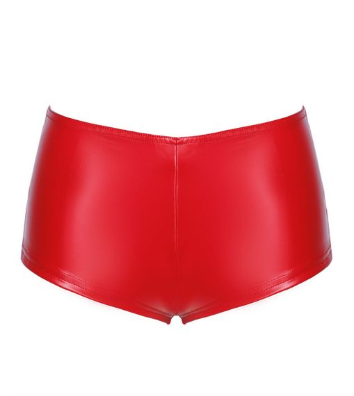 Шорти Noir Handmade F356 Red powerwetlook shorts - 3XL | Зображення 5