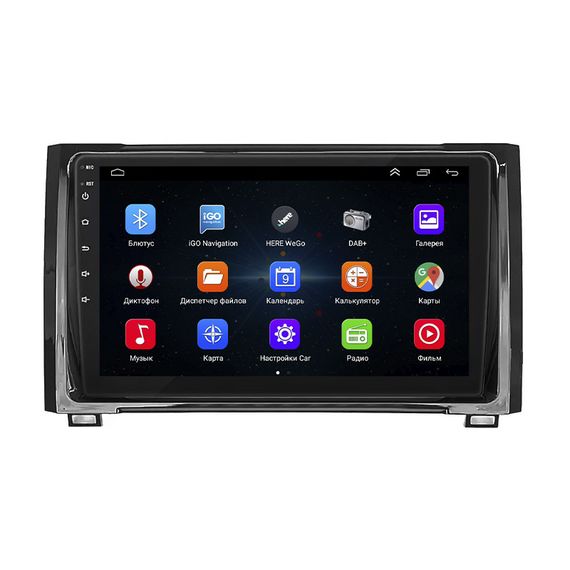 Штатная магнитола Lesko для Toyota Tundra II Рестайлинг 2013-2021 экран 9" 1/16Gb Wi-Fi GPS Base | Зображення 1