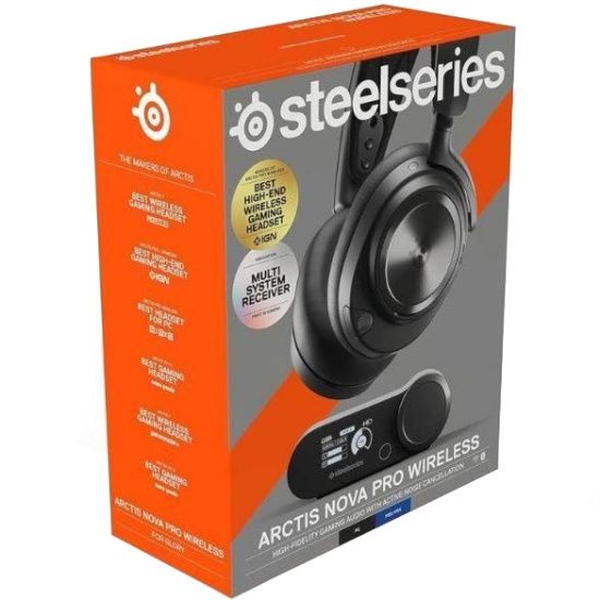 Ігрова гарнітура SteelSeries Arctis Nova Pro Wireless Black PC/PS/SW/MAC/MOB | Зображення 6