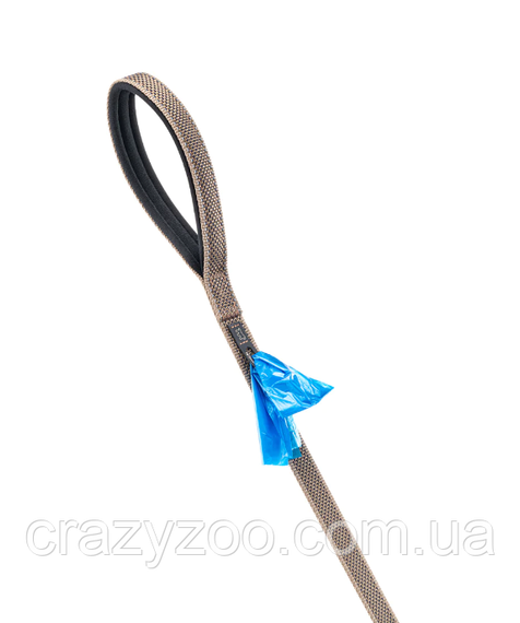 Повідець для собак Ferplast Daytona Deluxe G15/120 нейлоновий коричнево-чорний 1.5х120 см 77200012 | Зображення 1
