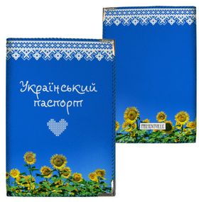 Обкладинка на паспорт Подсолнухи (PD_UKR086_SI)