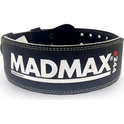 Атлетический пояс MadMax MFB-244 Sandwich шкіряний Black M (MFB-244_M) | Зображення 8