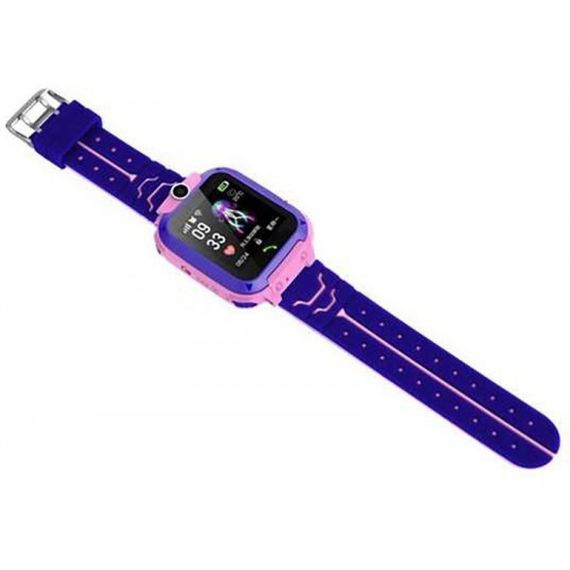 Детские Смарт Часы Smart Baby Watch Q12 SIM /Bluetooth /LBS/GPS. Цвет: розовый | Зображення 4