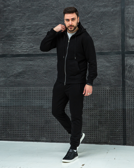 Костюм петля премиум чёрный S XL, Мужской | Зображення 2