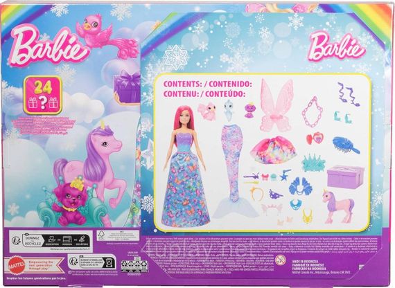Адвент-календар Barbie Dreamtopia Doll and Advent Calendar Фантастичний світ | Зображення 2
