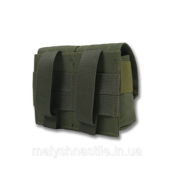 Тактичний підсумок під 2 гранати Kiborg GU Double Mag Pouch Khaki | Зображення 2