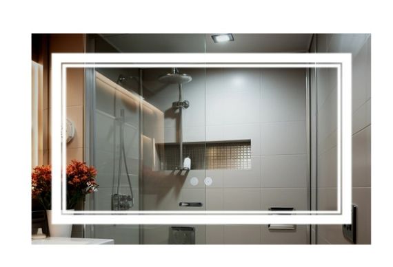 Дзеркало Qtap Cardinal з LED-підсвічуванням Touch QT0478C10070