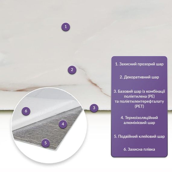 Самоклеюча стінова PET плитка 600х300х2мм SW-00001678 | Зображення 1