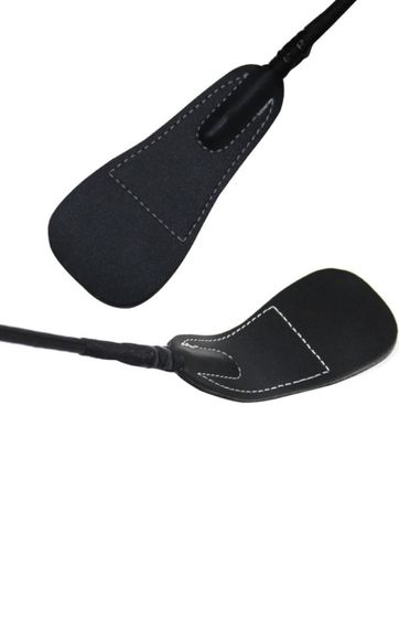 Стек із натуральної шкіри Spanker чорний Sex Aura | Зображення 3