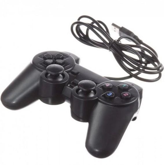 USB джойстик для ПК PC GamePad DualShock вибро DJ-208 | Зображення 1