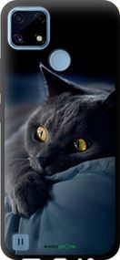 Чохол на Realme C21 Димчастий кіт "825b-2321-2448"
