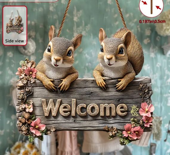 Табличка-постер  Welcome Белки | Зображення 2