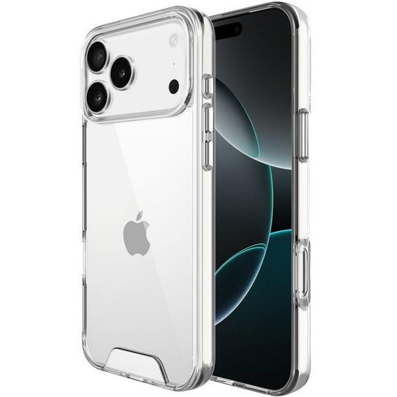 Чехол TPU Space Case transparent для Apple iPhone 17 Pro Max (6.9") Прозрачный | Зображення 1