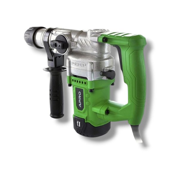 Перфоратор Apro SDS+ 896255, бочковий, 1500 Вт, 5.5 Дж, в кейсі | Зображення 4