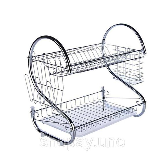 Стійка для зберігання посуду kitchen storage rack, сушарка для посуду | Зображення 2