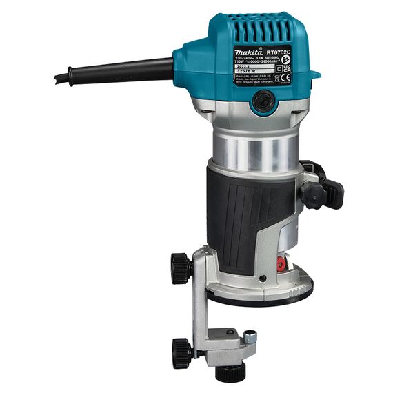 Фрезер кромковий з набором аксесуарів Makita RT0702CX2 (710 Вт, 8 мм, 10000-34000 хв-1) | Зображення 6