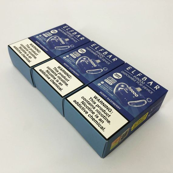Elf Bar Pi9000 смак Ягоди Малина (Berry Raspberry) (ws51411-1) | Зображення 4