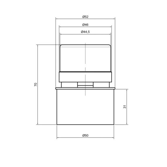 Повітряний клапан PPR каналізаційний TA Sewage 50 | Зображення 1
