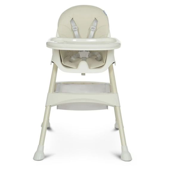Стульчик для кормления M 4136-2 Ice Gray, складной, 5-ти точечный, экокожа | Зображення 3