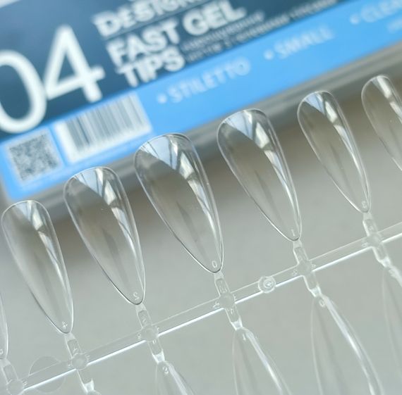 Гелевые типсы для наращивания №04 24шт (маленький стилет) | Зображення 1