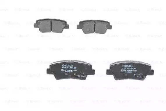 Колодки гальмівні дискові HYUNDAI/KIA/SSANGYONG i30/Ceed/Optima/Korando 54R AL10, BOSCH (0986494768) | Зображення 2