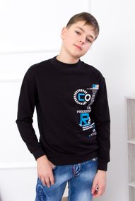 Світшот для хлопчика Носи своє 122 Чорний (p-6231-66474)