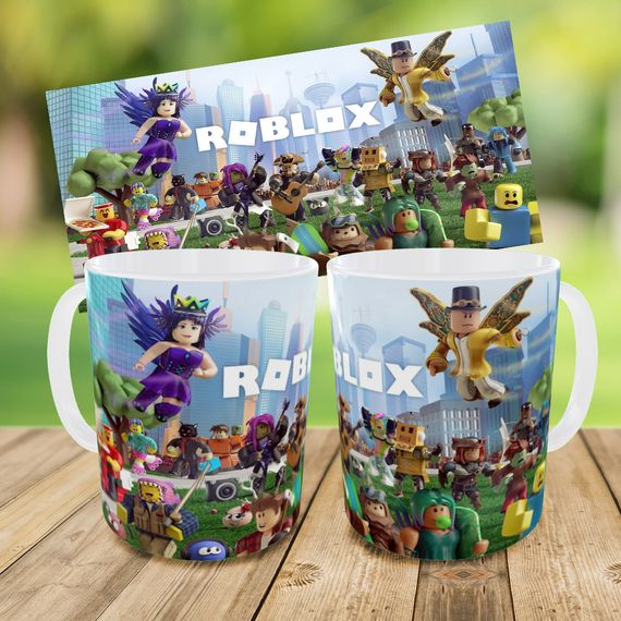 Набір: дитяча сумка-бананка+кружка Роблокс «Roblox» 32х15см, бананка для хлопчика через плече на подарунок (00958) | Зображення 2