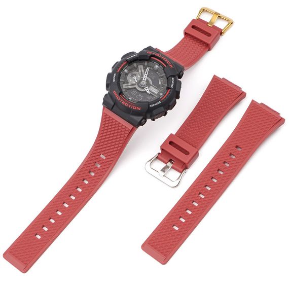 Ремешок для Casio G-Shock GA-100/110 Red GD | Зображення 3