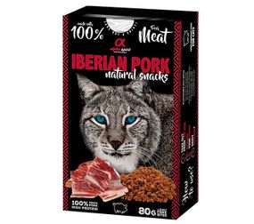 Ласощі для котів зі свининою Alpha Spirit Iberian Pork Natural Cat, 80 гр