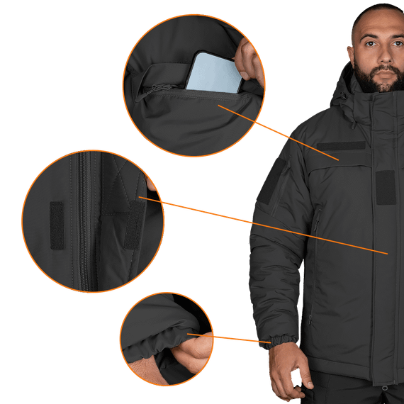 Зимова куртка Patrol System 3.0 Nylon Taslan Чорна (7273), XXXL | Зображення 8